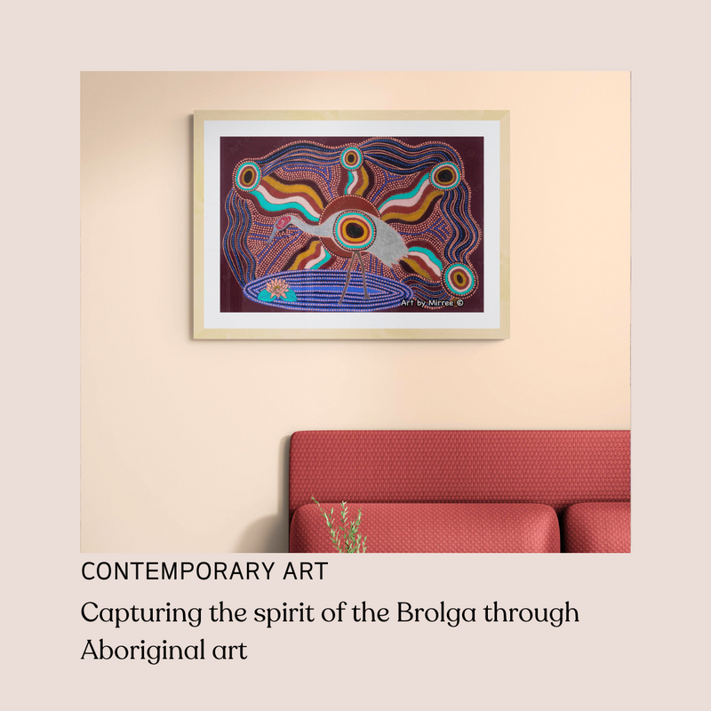 Capturing the spirit of the Brolga through Contemporary Aboriginal art